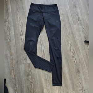 lululemon athletica Black Polka Dot Leggings